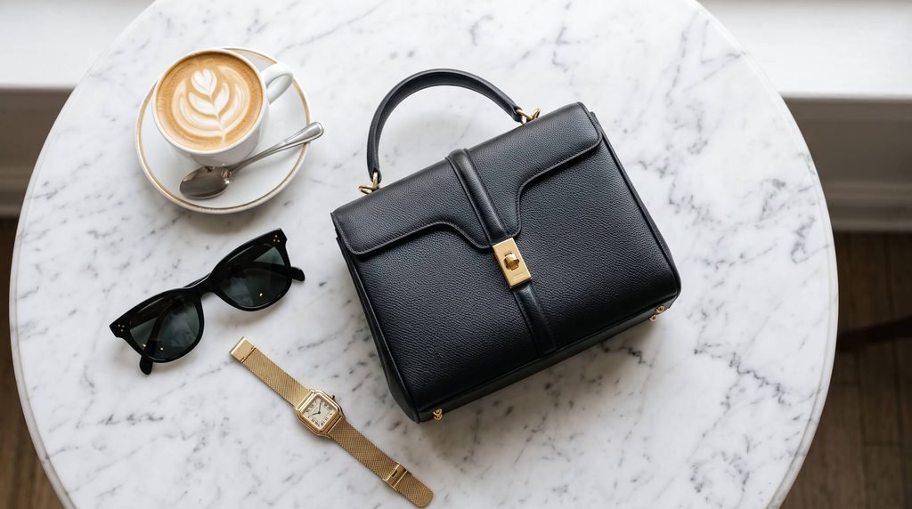 7 Iconic Wardrobe Pieces Every Independent Woman Needs everyday essentials structured handbag and accessories